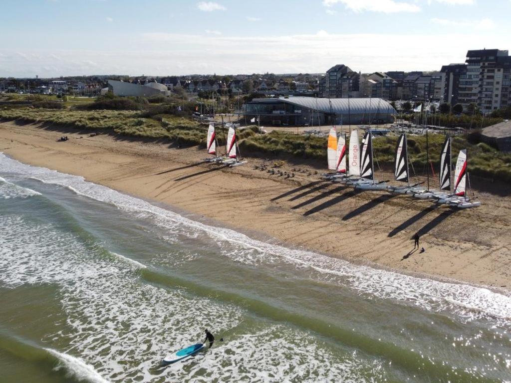 "O'Dbark" - Duplex 2 Etoiles - A 100M De La Plage Avec Jardin Courseulles-sur-Mer Exteriér fotografie